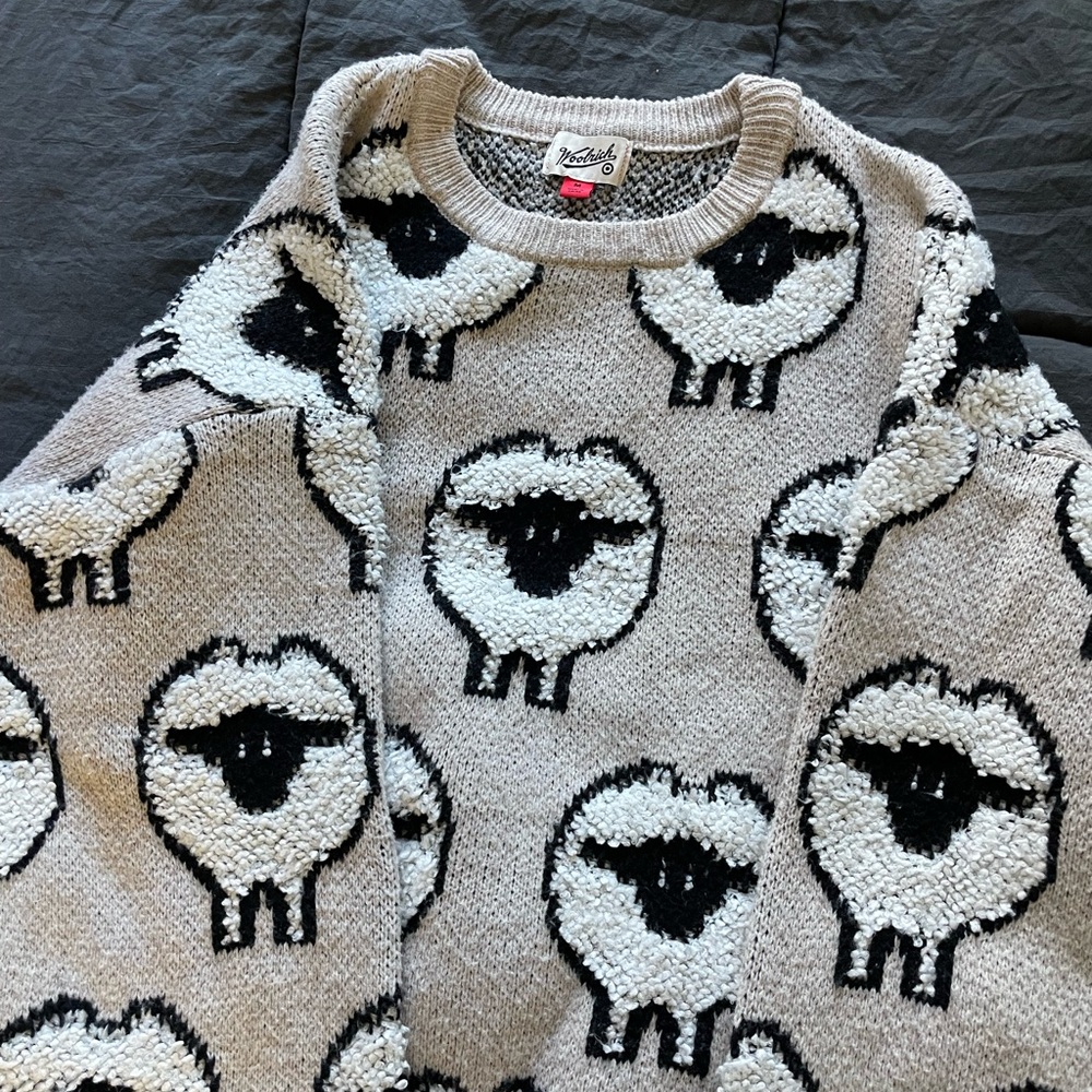 Woolrich Target Sheep Pattern Knit Sweater